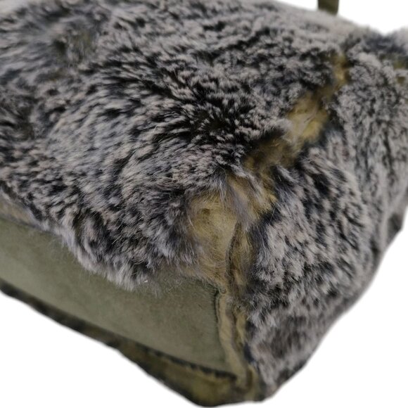 036375BQ (S6) Chanel Tote Bag Brown Fur - Picture 4 of 7